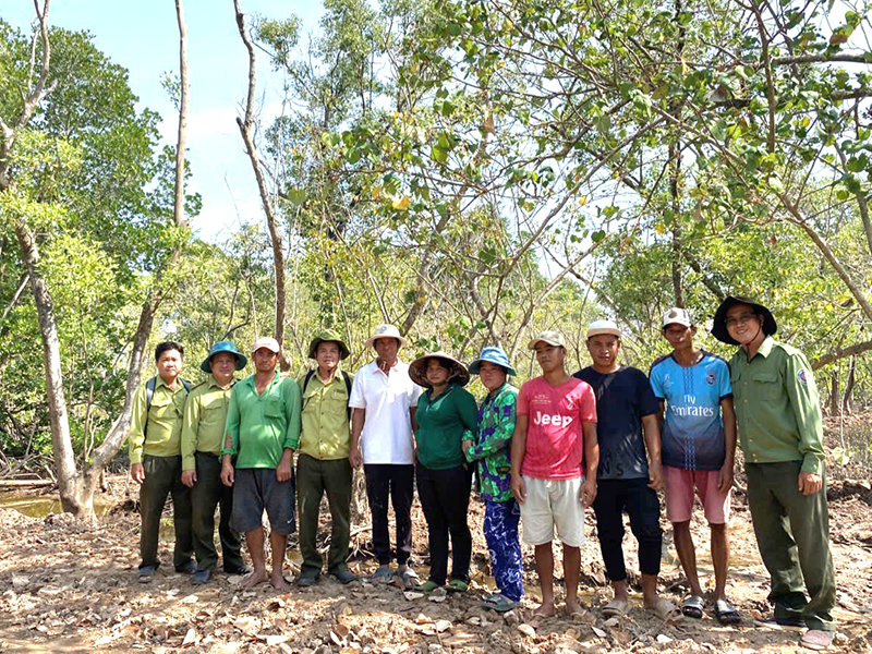 การสำรวจป่าป้องกันชายฝั่ง