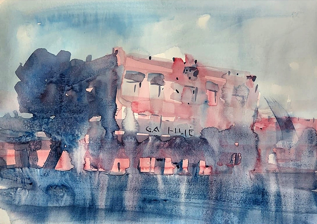Coin croquis : Gare de Hué - Photo 3. Góc ký họa: Ga Huế- Ảnh 3.