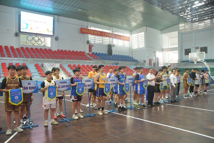 Khanh Hoa: 18 squadre partecipano al torneo di basket 3x3 - foto 2