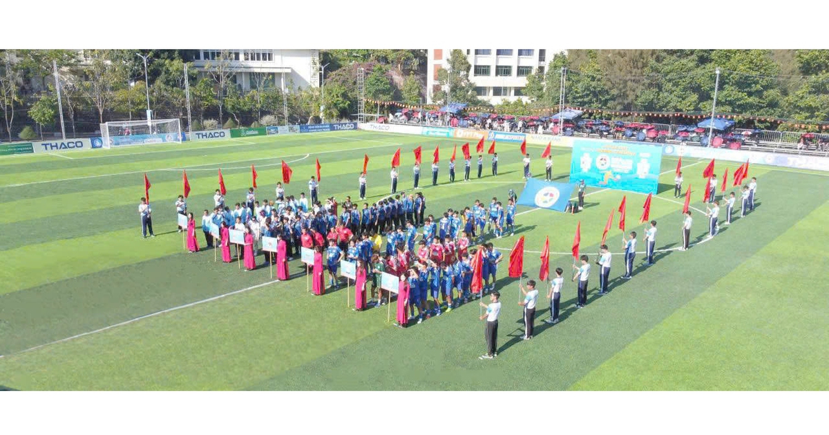 Ceremonia de apertura del 2do Torneo Internacional de Fútbol Juvenil y Universitario