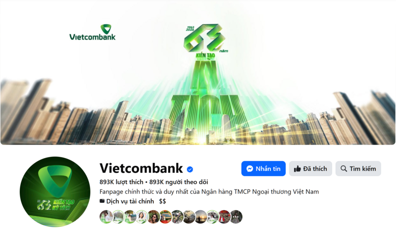 Pagina fan ufficiale di Vietcombank