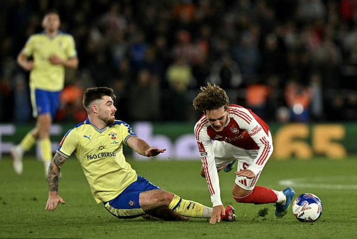 Thua thảm Southampton tại St.Mary's, Arsenal trắng tay FA Cup - Ảnh 1.