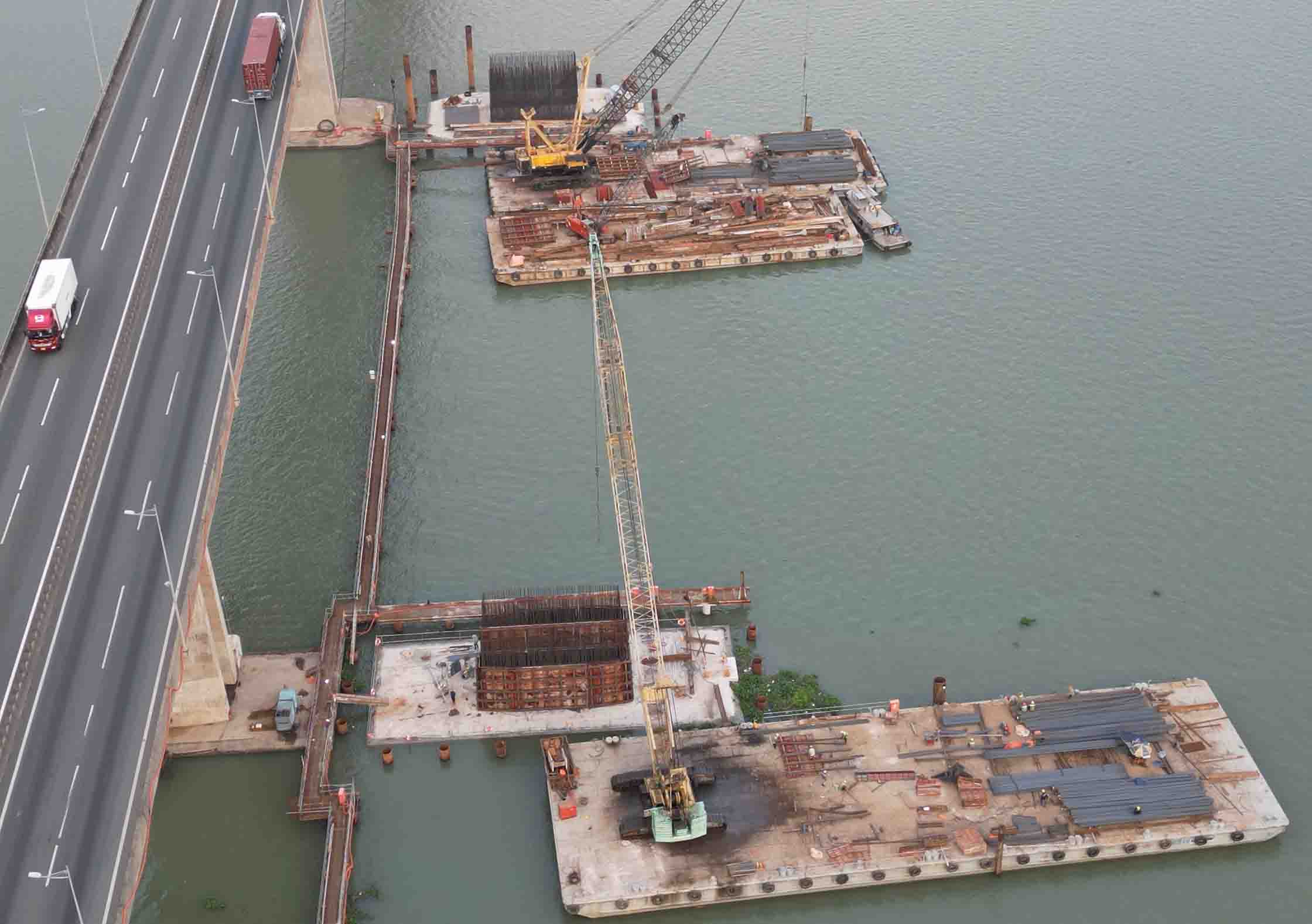 Construction costs and composite figures.