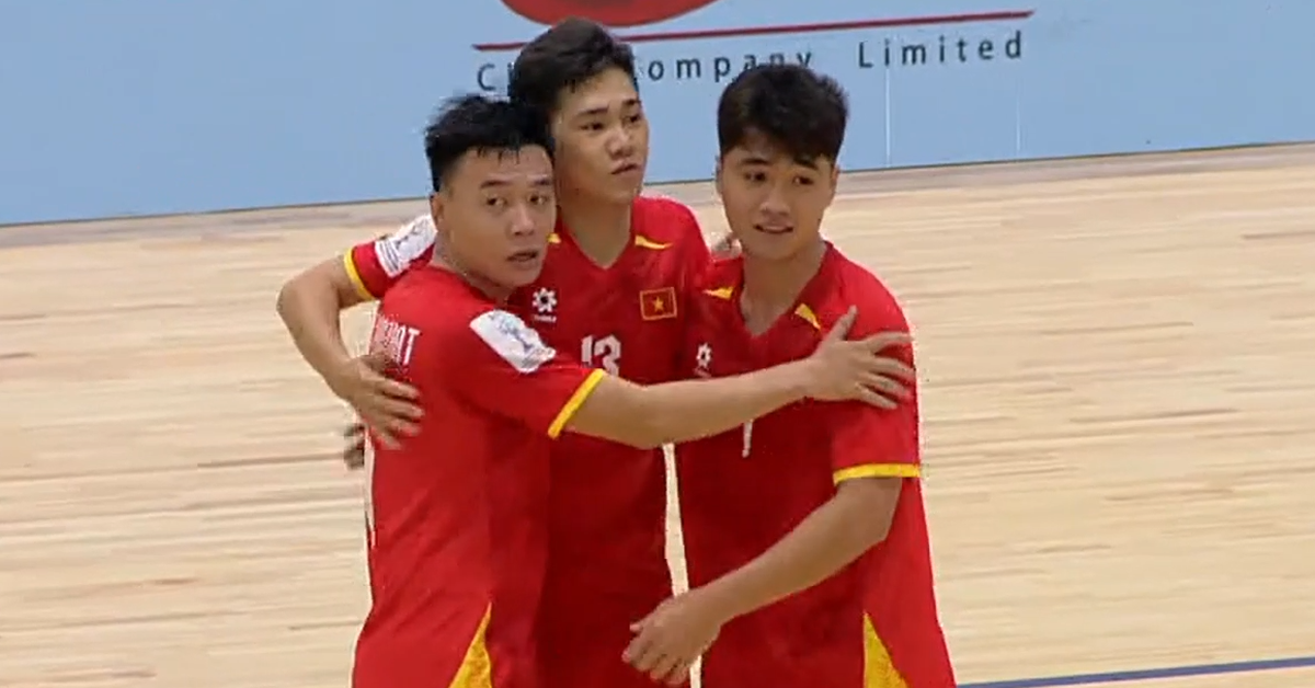 Nhan Gia Hung scoorde met een fraaie afwerking en opende daarmee de score voor het Vietnamese zaalvo