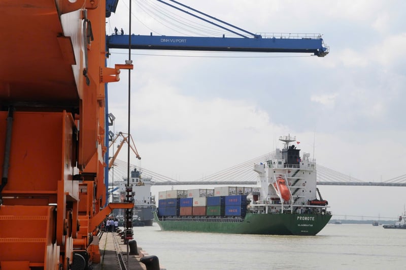 Bisogna dare priorità agli investimenti strategici nelle infrastrutture logistiche, inclusi porti di accesso, porti di trasbordo, centri logistici nazionali, collegamenti ferroviari con i porti, depositi container interni (ICD) e impianti di stoccaggio a freddo. Foto: Can Dung.