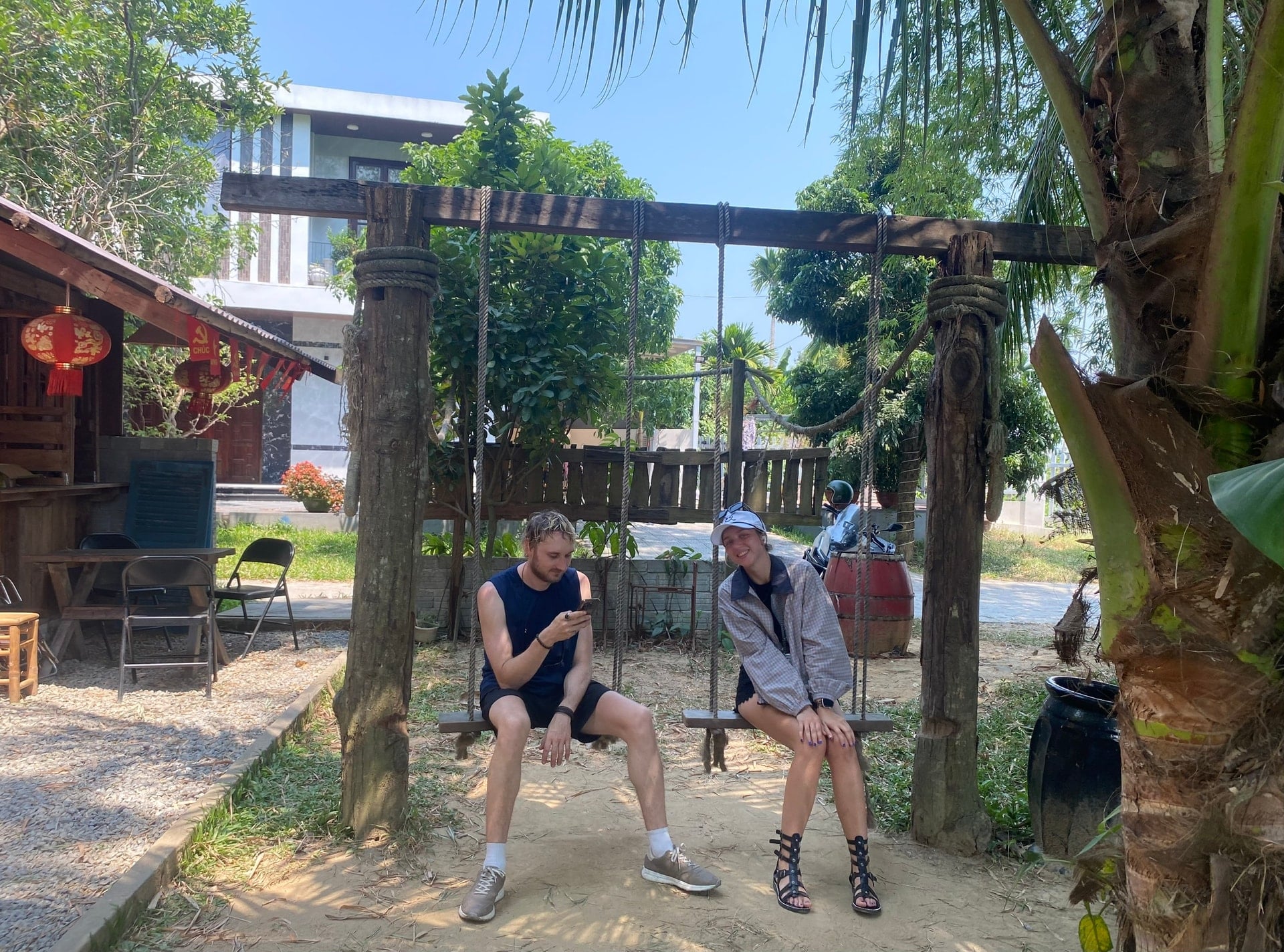 Phong Nam قدیم گاؤں کا ایک گوشہ۔ تصویر: VINH LOC