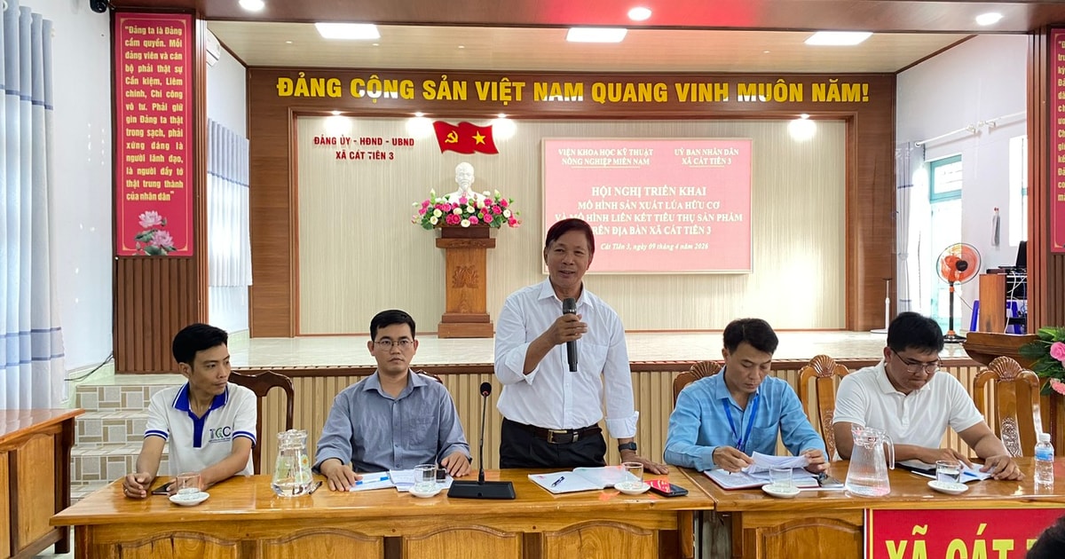 Cat Tien 3 implements a model of organic rice production linked to ...