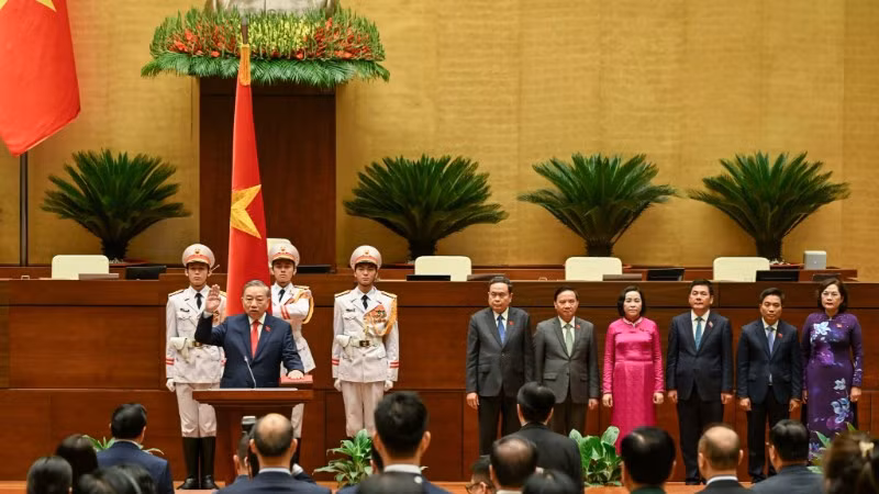 Genel Sekreter To Lam, 2026-2031 dönemi için Vietnam Sosyalist Cumhuriyeti Başkanı olarak yemin etti.