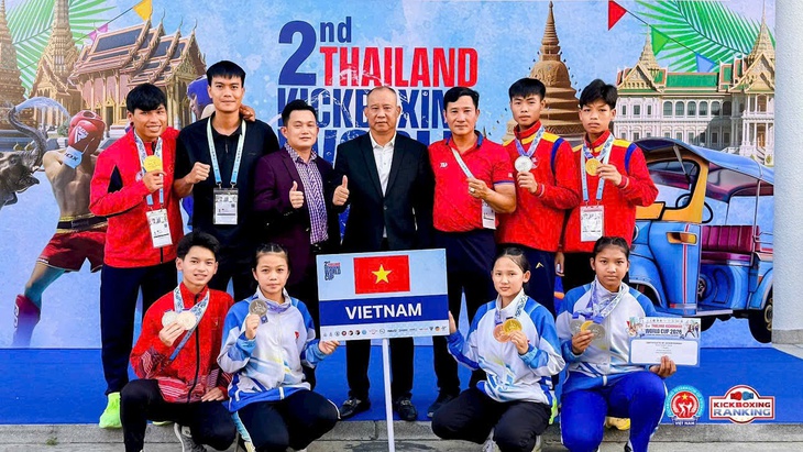 เวียดนามได้อันดับสามในการแข่งขันชิงแชมป์โลกในกีฬามวยไทย ซึ่งเป็นศิลปะการต่อสู้เชิงปฏิบัติสูง