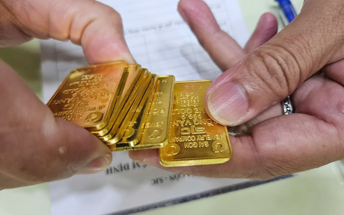 Giá vàng tăng 1,5 triệu đồng/lượng 