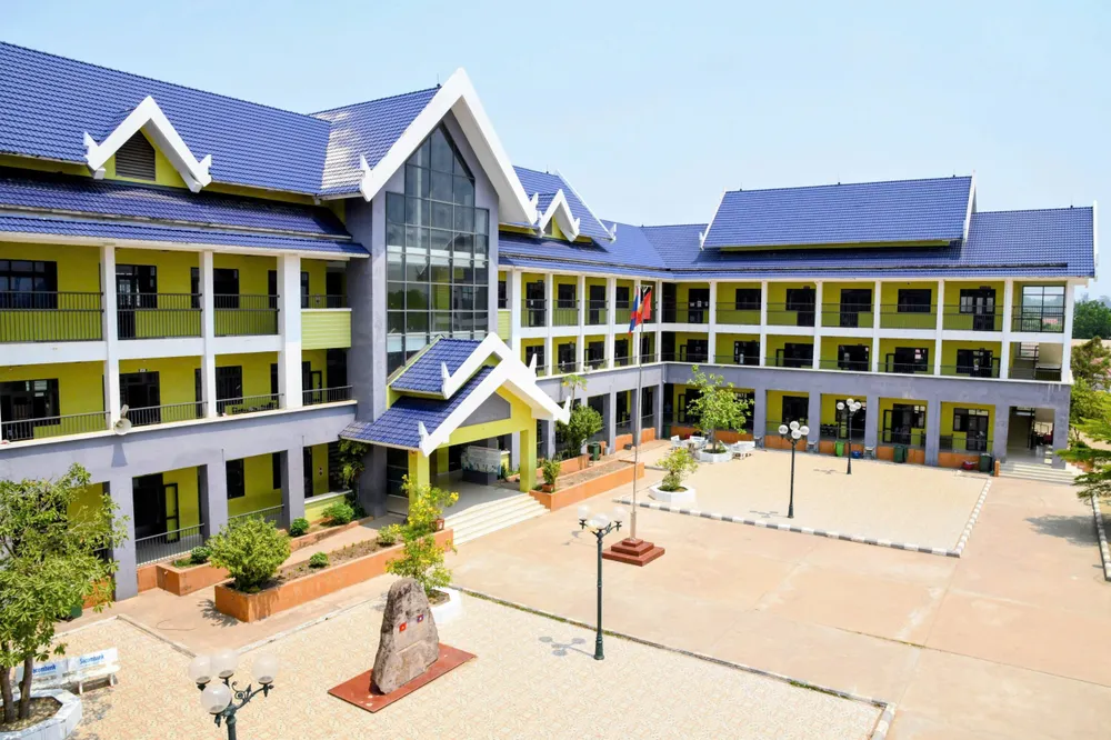 The school fosters a special friendship between Vietnam and Laos.