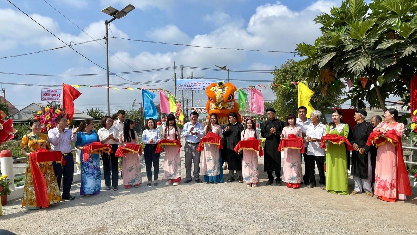 Il comune Nhon My inaugura il ponte Tran Quang Van - Pham Van Khuon.