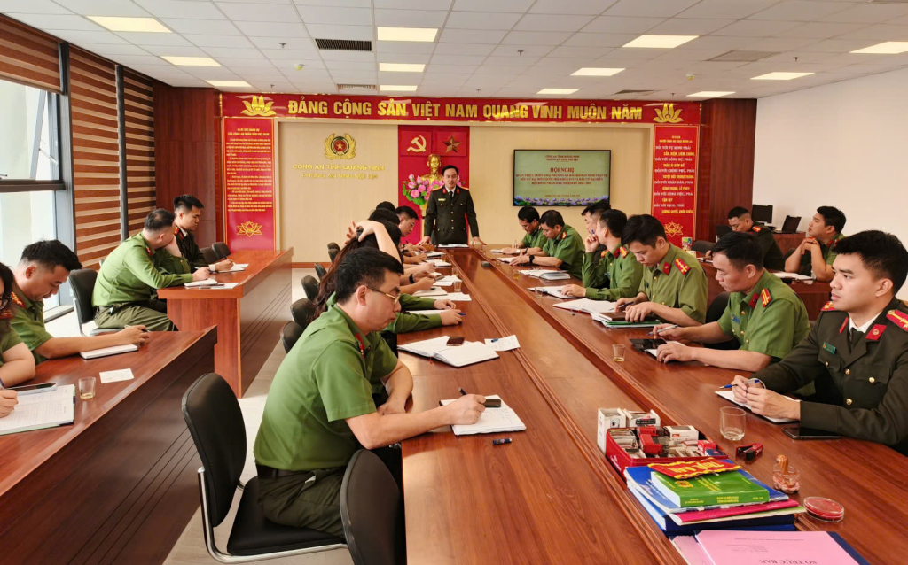 Phòng An ninh nội địa triển khai các nhiệm vụ.