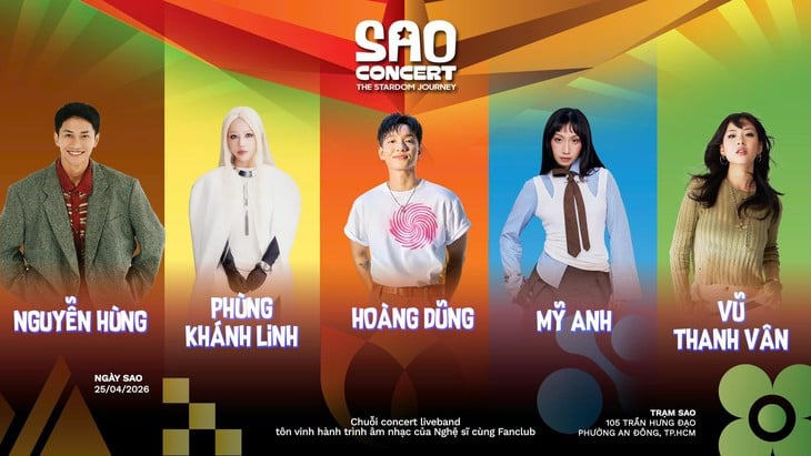 Hoàng Dũng, Phùng Khánh Linh, Nguyễn Hùng... mở màn Sao Concert - Ảnh 1.