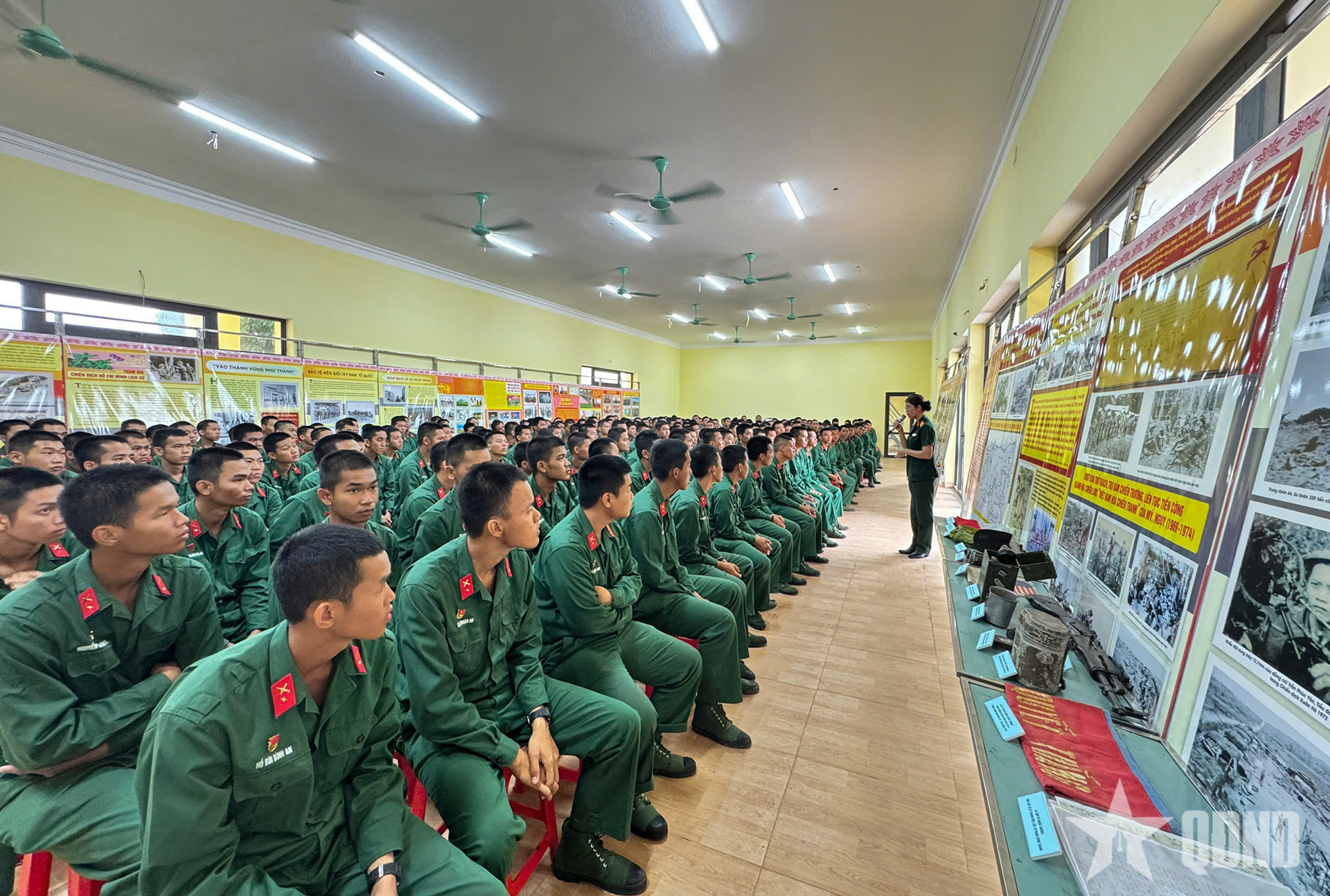 מוזיאון קורפוס הצבא ה-34: חינוך מגויסים חדשים על מסורות.