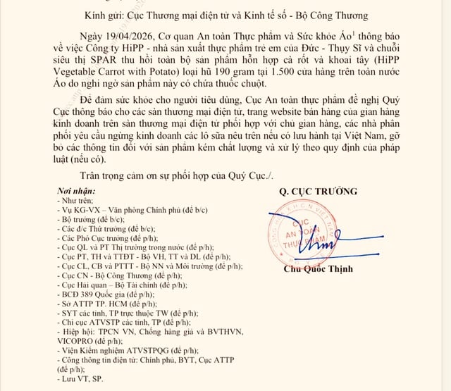 Nghi vấn hũ ăn dặm HiPP chứa thuốc chuột - Ảnh 1.