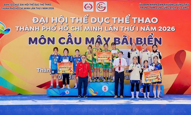 Hấp dẫn tranh tài môn cầu mây bãi biển Đại hội TDTT TP.HCM 2026- Ảnh 3.