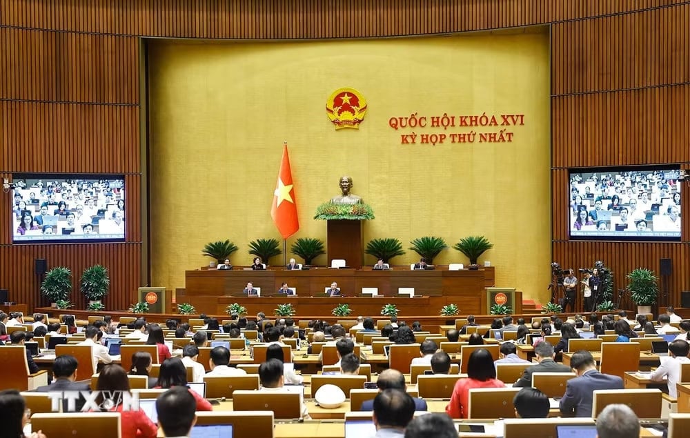 ภาพบรรยากาศในการประชุม (ภาพ: โดอัน ตัน/วีเอ็นเอ) ttxvn-phien-hop.jpg