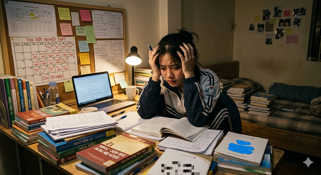Mùa thi: Không phải mọi áp lực đều thành kim cương - Ảnh 1.