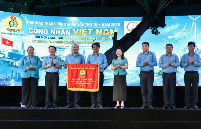 La Federación Laboral de Ciudad Ho Chi Minh inaugura oficialmente el Mes del Trabajador 2026 - Foto 5.