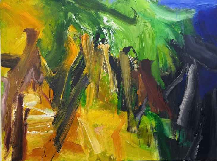 Que dessine Duc Quang lorsqu'il peint « l'invisible » ? - Photo 3. Nguyễn Đức Quang - Ảnh 3.