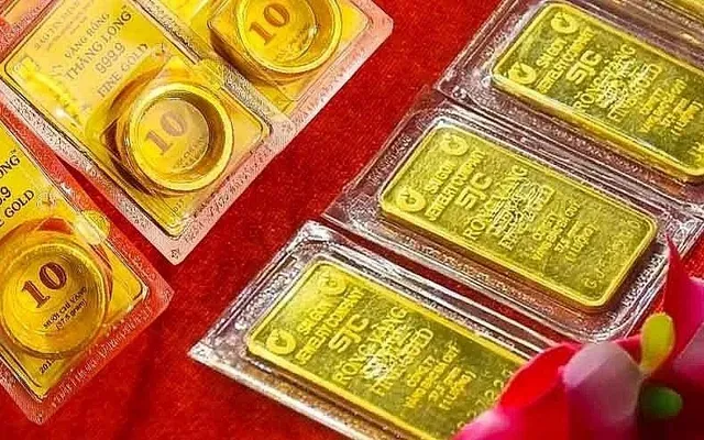 Giá vàng  giảm 1,3 triệu đồng/lượng