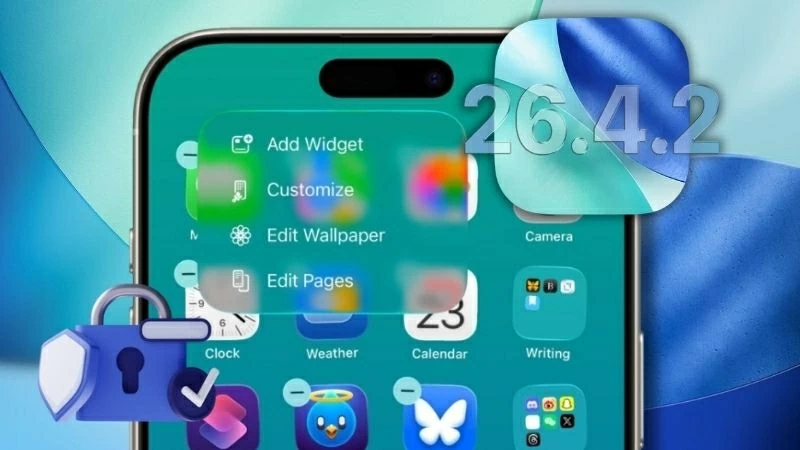 Apple mới đây đã tung ra thêm bản cập nhật iOS 26.4.2 dành cho người dùng iPhone. 