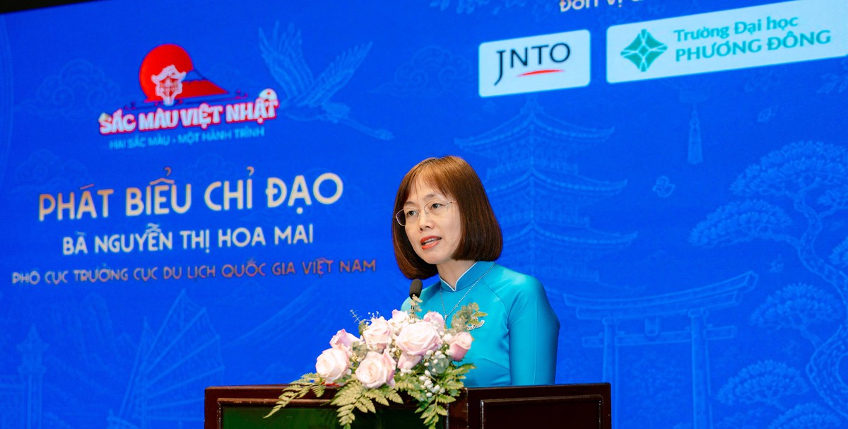 Phó Cục trưởng Cục Du lịch Nguyễn Thị Hoa Mai phát biểu