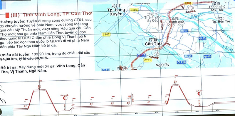 Hướng tuyến Dự án đường sắt cao tốc TP. HCM - Cần Thơ - Cà Mau đoạn Vĩnh Long - Cần Thơ.jpg Hướng tuyến Dự án đường sắt cao tốc TP. HCM - Cần Thơ - Cà Mau đoạn Vĩnh Long - Cần Thơ.jpg