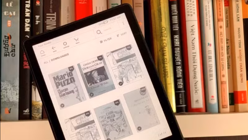Nhiều người lựa chọn tải ebook lậu vì không thể tìm được bản sách chính thống. (Ảnh Hoàng Sơn)