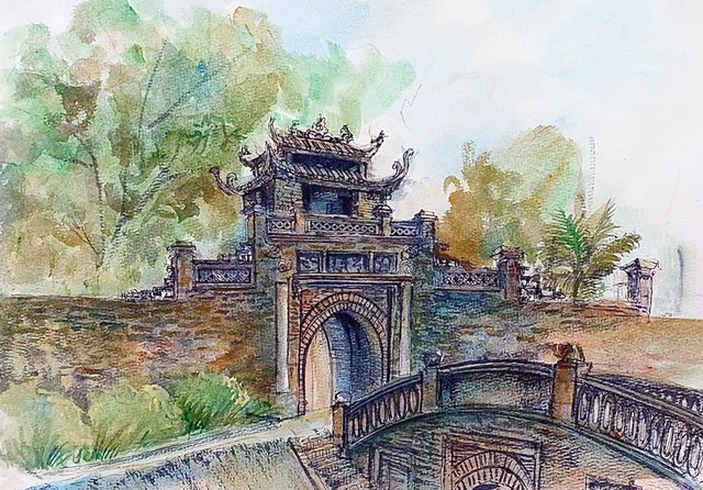 Làng Ước Lễ ở Hà Nội ăn tết 2 lần, có cổng làng như cổng thành- Ảnh 1.