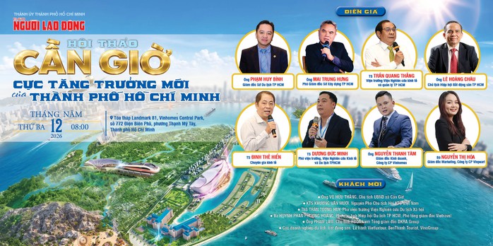 Ngày mai, 12-5 sẽ diễn ra Hội thảo "Cần Giờ - Cực tăng trưởng mới của TPHCM" - Ảnh 1.