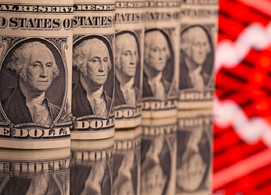 Le dollar américain s'est légèrement apprécié. Photo : Reuters