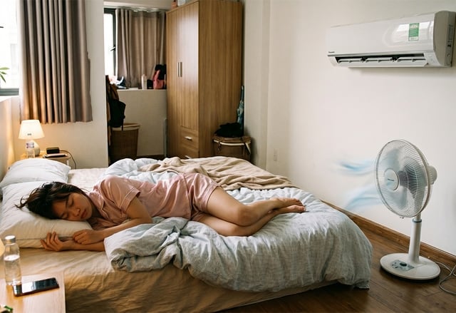 Nắng nóng: Máy lạnh hay máy quạt an toàn cho sức khỏe hơn? - Ảnh 1.