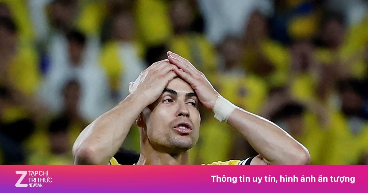Ronaldo leek verbijsterd.