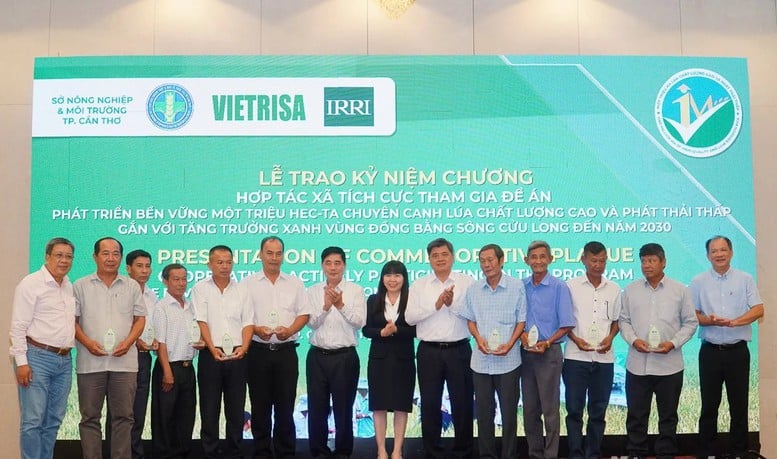 منح Gắn 'hộ chiếu xanh' cho thương hiệu gạo Việt phát thải thấp- Ảnh 1.