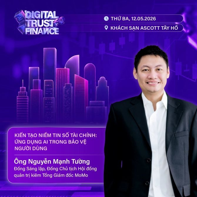 Ông Nguyễn Mạnh Tường - đồng sáng lập, đồng Chủ tịch HĐQT kiêm Tổng Giám đốc Tập đoàn Công nghệ Tài chính MoMo.
