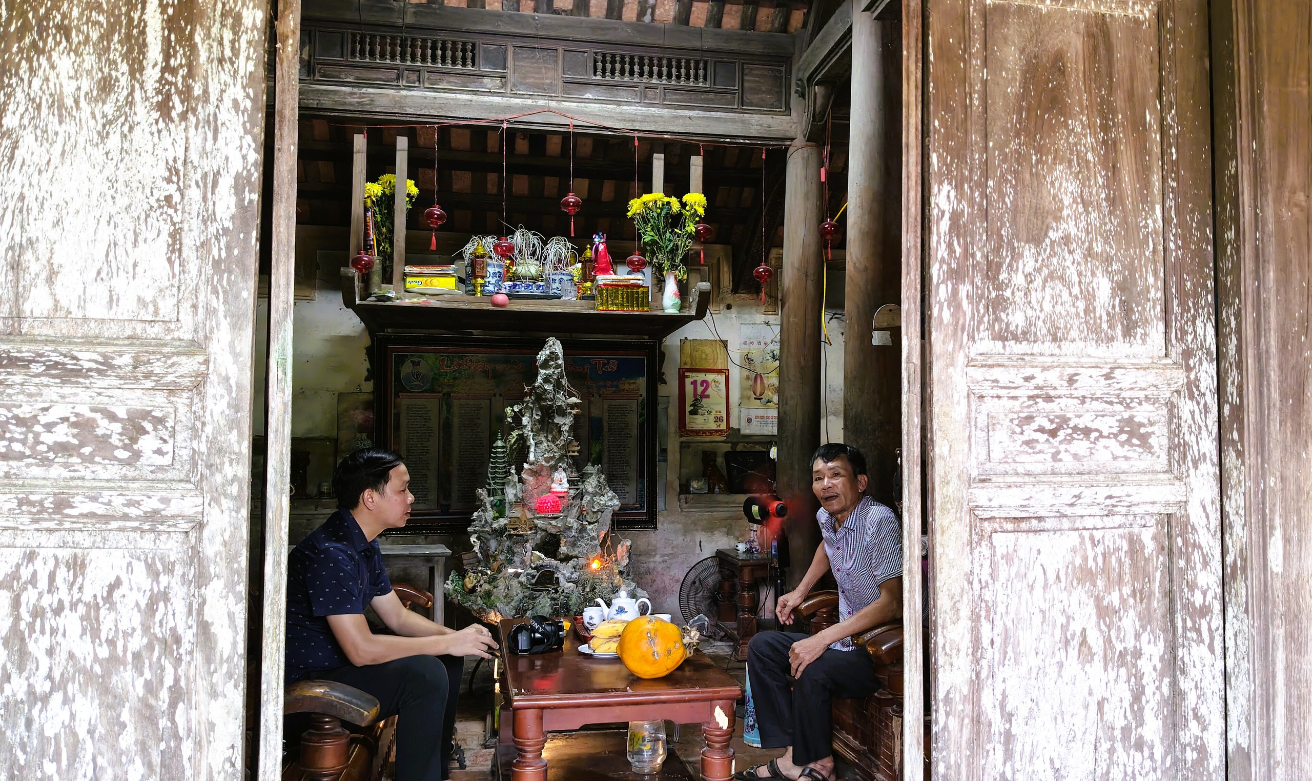 Ngôi nhà cổ bằng gỗ lim độc đáo ở xứ Thanh - Ảnh 6.