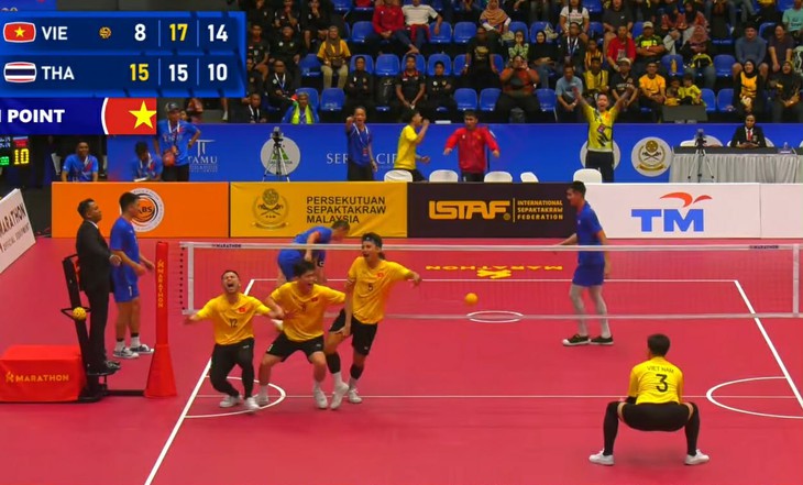 Tuyển cầu mây Việt Nam thắng Thái Lan ở World Cup - Ảnh 3.