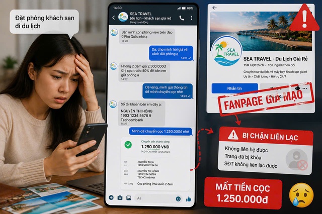 Cảnh báo: Nhiều người liên tiếp bị lừa đặt phòng  - Ảnh 1.