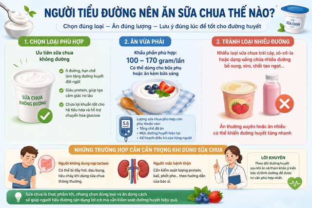 ผู้ที่เป็นโรคเบาหวานควรรับประทานโยเกิร์ตหรือไม่? - ภาพที่ 2 Người tiểu đường có nên ăn sữa chua không?- Ảnh 2.