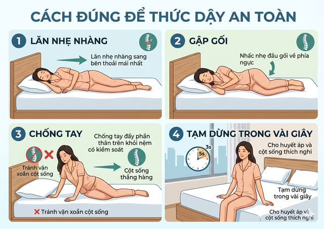 Thức dậy buổi sáng: Tưởng dễ mà nhiều người làm chưa đúng - Ảnh 2.