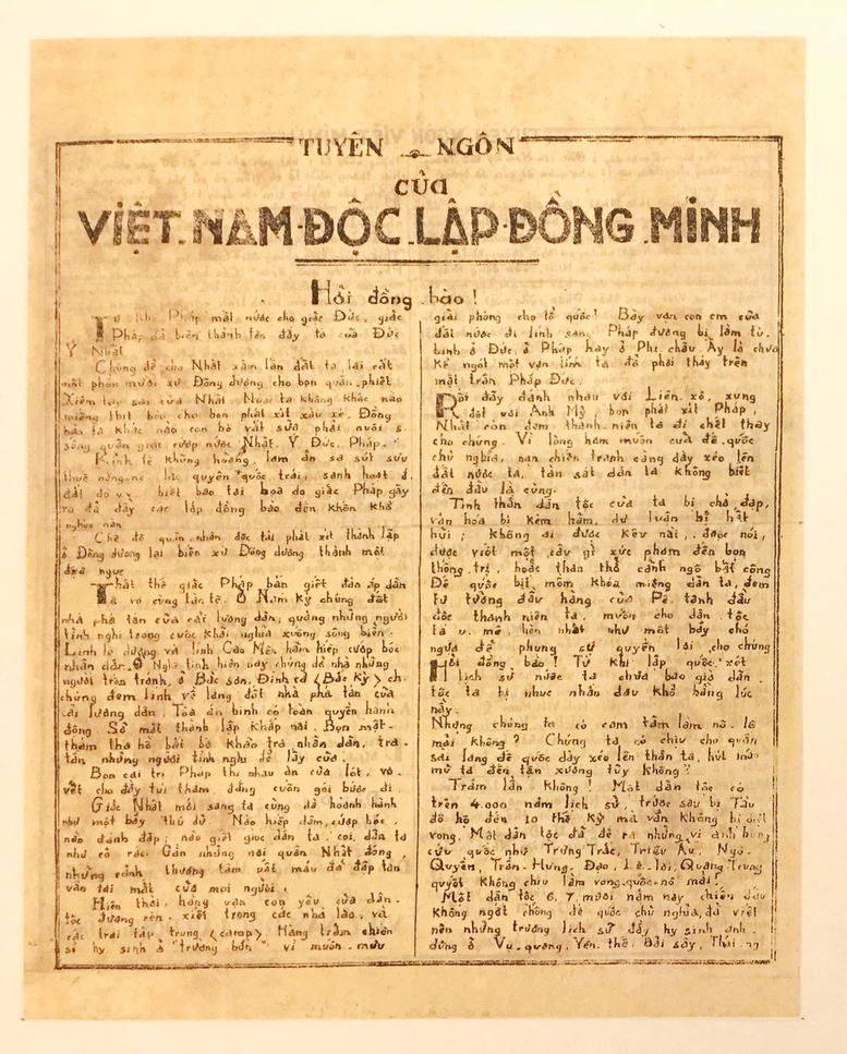 Mặt trận Việt Minh – Mẫu mực của Đại đoàn kết toàn dân tộc- Ảnh 1.