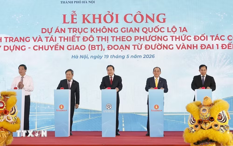 Khởi công dự án mở rộng Quốc lộ 1A đoạn qua TP. Hà Nội- Ảnh 1.