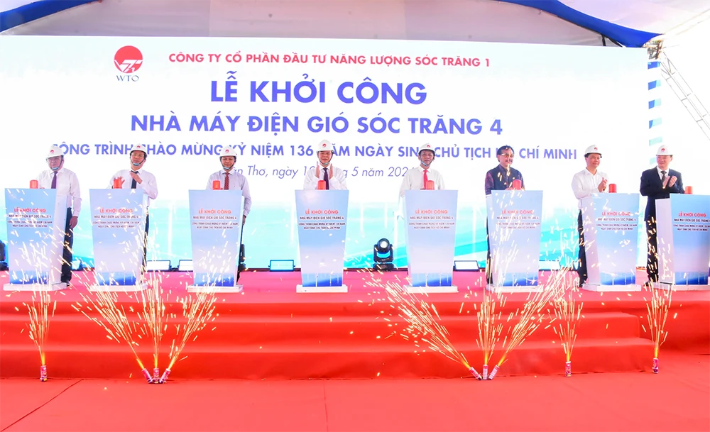 Khởi công Dự án Nhà máy Điện gió Sóc Trăng 4