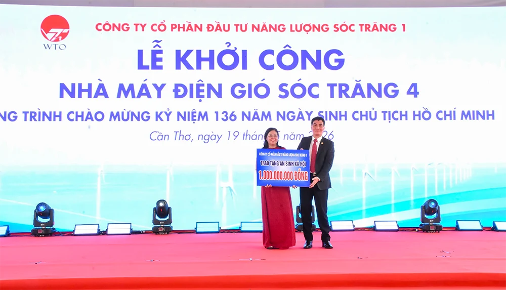 Khởi công Dự án Nhà máy Điện gió Sóc Trăng 4
