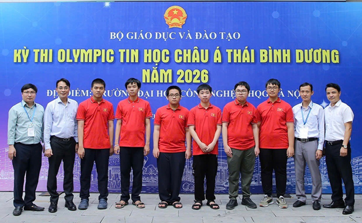 Học sinh Việt Nam thắng lớn ở Olympic Tin học Châu Á - Thái Bình Dương - Ảnh 1.