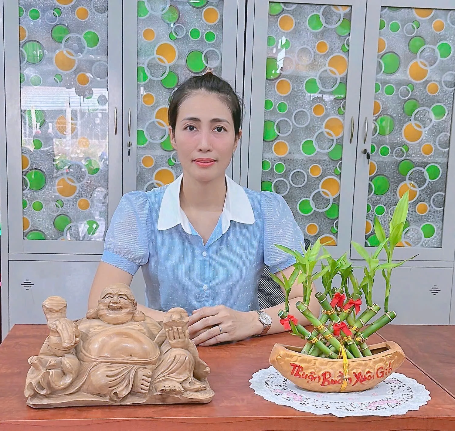 Paní Nguyen Thi Bich Huong.