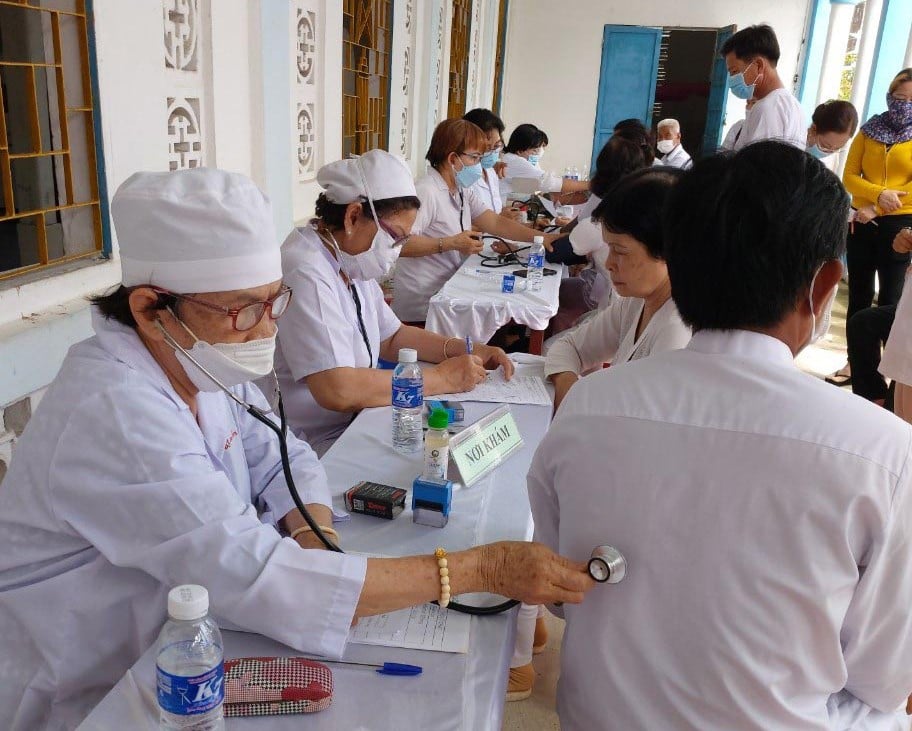 Phòng khám của Thánh tịnh Thiên Trước khám bệnh, cấp thuốc miễn phí cho người dân. Ảnh: Thánh tịnh Thiên Trước cung cấp Phòng khám của Thánh tịnh Thiên Trước khám bệnh, cấp thuốc miễn phí cho người dân. Ảnh: Thánh tịnh Thiên Trước cung cấp