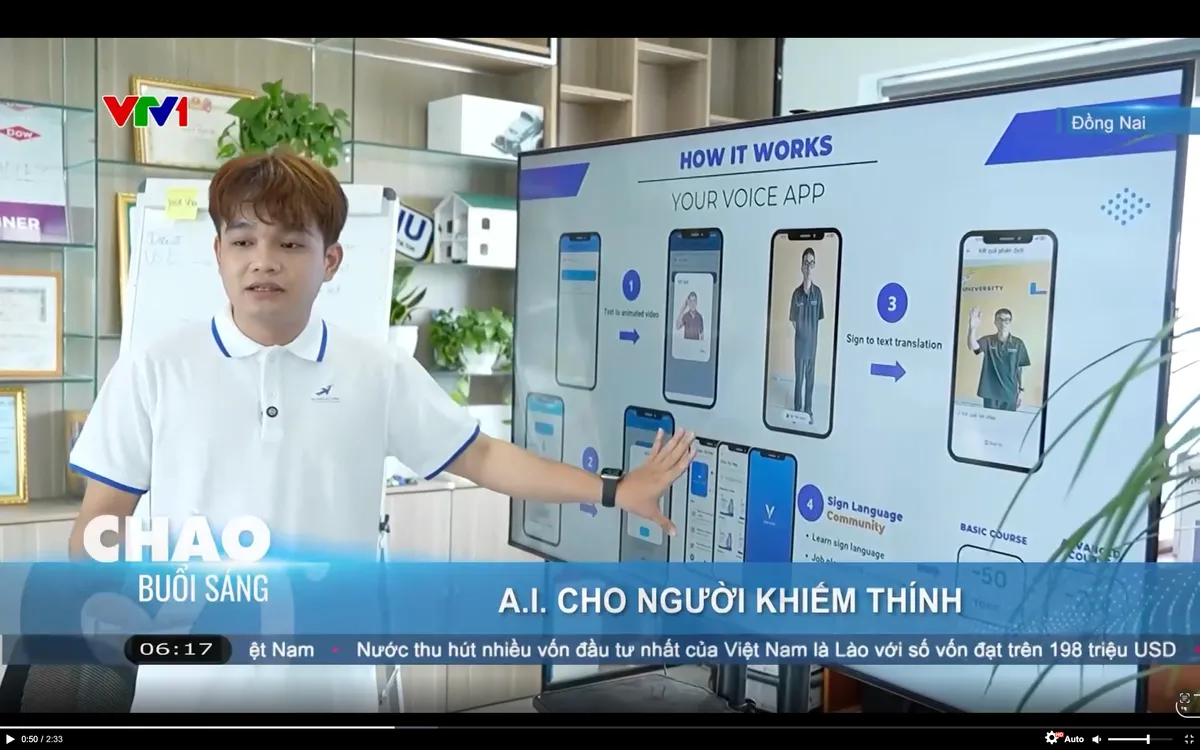 Trí tuệ nhân tạo AI cho người khiếm thính  - Ảnh 1.